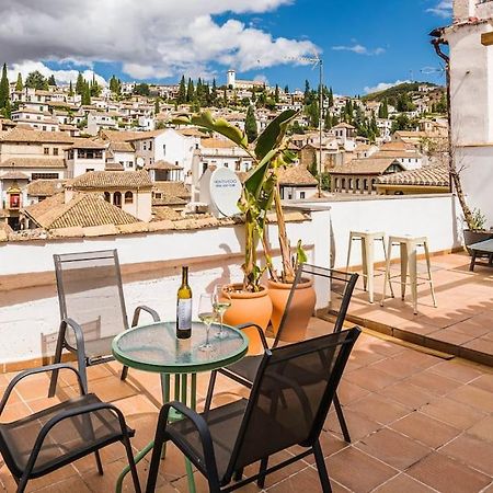 Cosy Loft With Amazing Terrace & Spectacular Views Apartment Granada Bagian luar foto